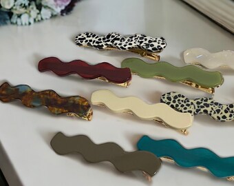 Set of 2/minimalist Bobby Pin/cellulose Acetate Hair Pin  display picture 3