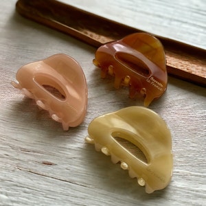 Pinza para el pelo estilo vintage / Pinza de acetato de celulosa / Accesorio para el pelo / Regalo para ella / Regalo de San Valentín