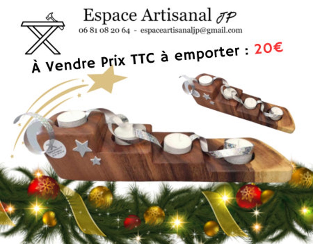 SUAR Exotic Wood Candle Holder 4 Candle Holder Staircase Etsy