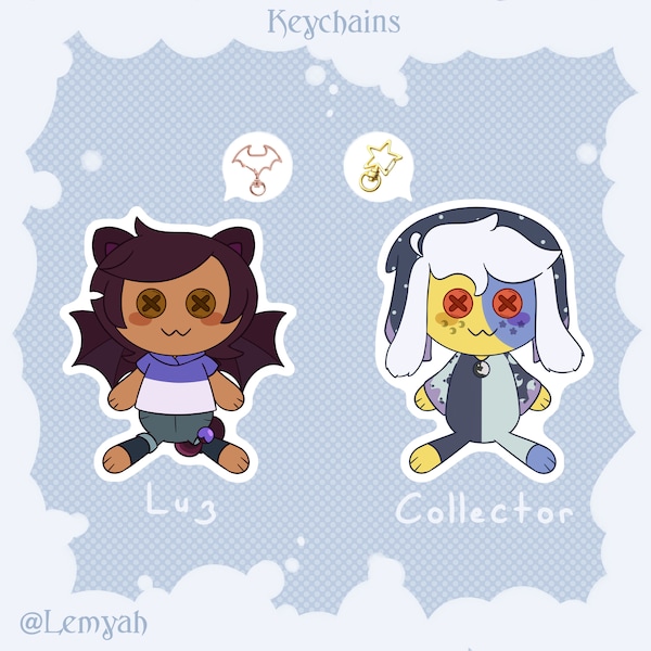 The Owl House acrylic keychains - Luz and the Collector