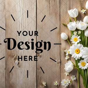 Easter Background Mockup Photography, Spring Themed Mock, Digital Backdrop, Background Stock Photo, Stock Photo, Product Mockup, Flowers