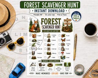 Scavenger Hunt Forest Bundle