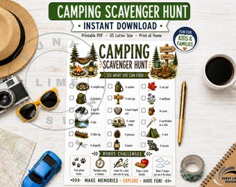 Scavenger Hunt Camping Bundle