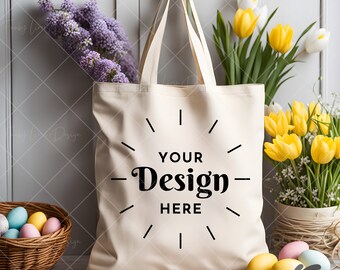 Tote Bag Mock up, Bag Mock up, Tote Mockup, Shopping tote Mock Up Gift, Easter Mock-up, Easter, Product Mock Up, Mockup Photos, POD
