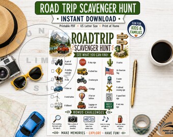 Scavenger Hunt Road Trip Bundle