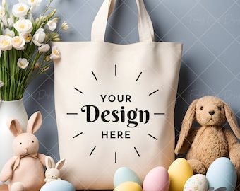 Tote Bag Mock up, Bag Mock up, Tote Mockup, Shopping tote Mock Up Gift, Easter Mock-up, Easter, Product Mock Up, Mockup Photos, POD