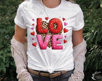 Valentine's Day love png sublimation design download, love Valentine png, Valentine's Day png, western love png, sublimate designs download