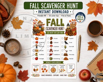Scavenger Hunt Fall Bundle