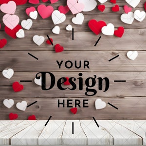 Valentines background product mockup, Valentine day digital backdrop mockups, Styled stock photography, Wedding, Product display photo JPG