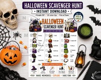 Scavenger Hunt Halloween Bundle