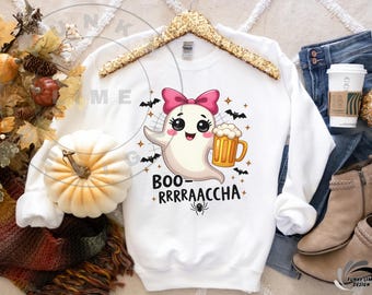 Boo Rracha Halloween Ghost SVG PNG files, Borracha Ghost Svg, Latino Halloween Svg, Mexican, Spanish Halloween Png, Drunk Ghost Svg