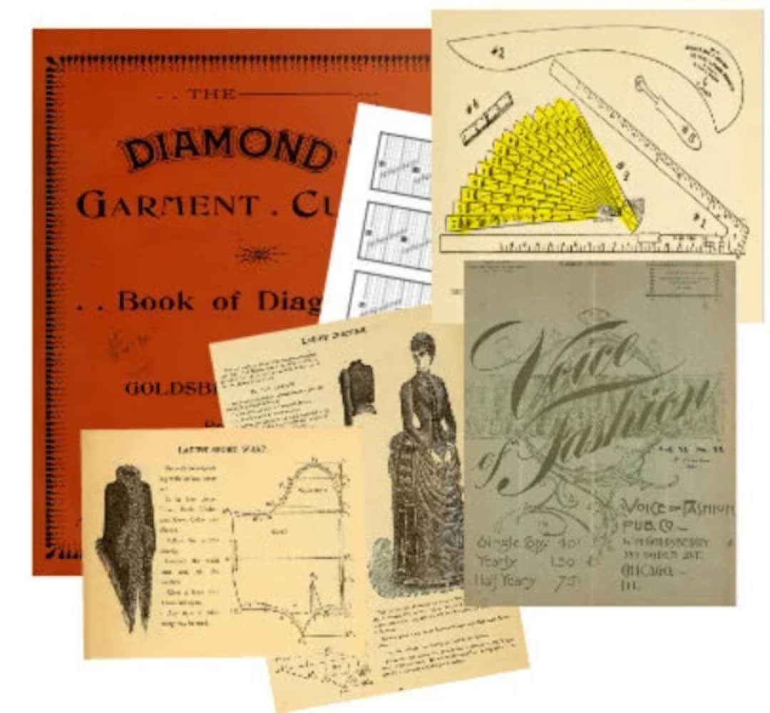 Garment Pattern Book Pdf Victorian Fashion Book: Diamond Garment Cutter Sewing Pattern (PDF) - Etsy