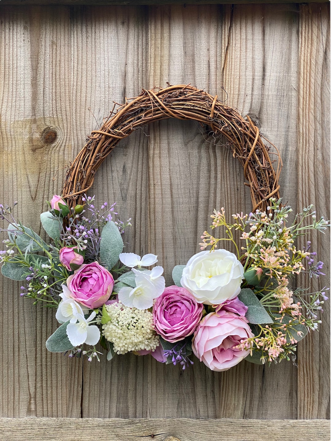 Luxury Faux Flower Wreath, Easter and Spring Decorations Etsy