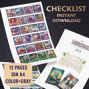 disney lorcana card folder Pages are securely bound to the spine for added durability and organization Disney Lorcana Portfolio Lorebook -