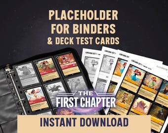 Lorcana - the First Chapter Card List - Etsy