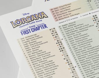 lorcana first chapter card list price Lorcana TCG Most Expensive Cards List
