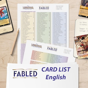 Lorcana Checklist - Etsy Lorcana Checklist - Etsy