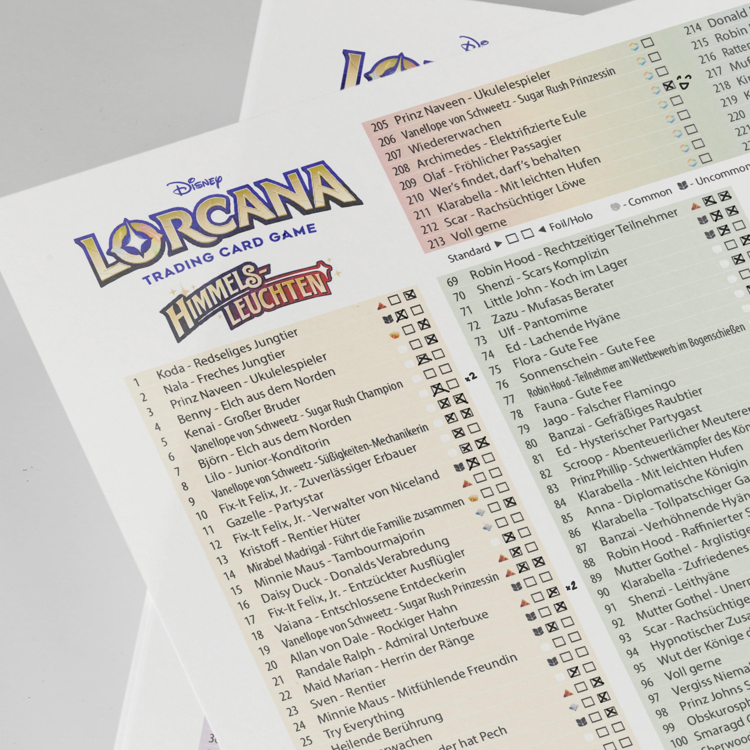 Digital Download Card List Checklist Lorcana Skylights German 5th Set Collector's Folder Overview - Etsy Digital Download Card List Checklist Lorcana Skylights German 5th Set Collector's Folder Overview - Etsy