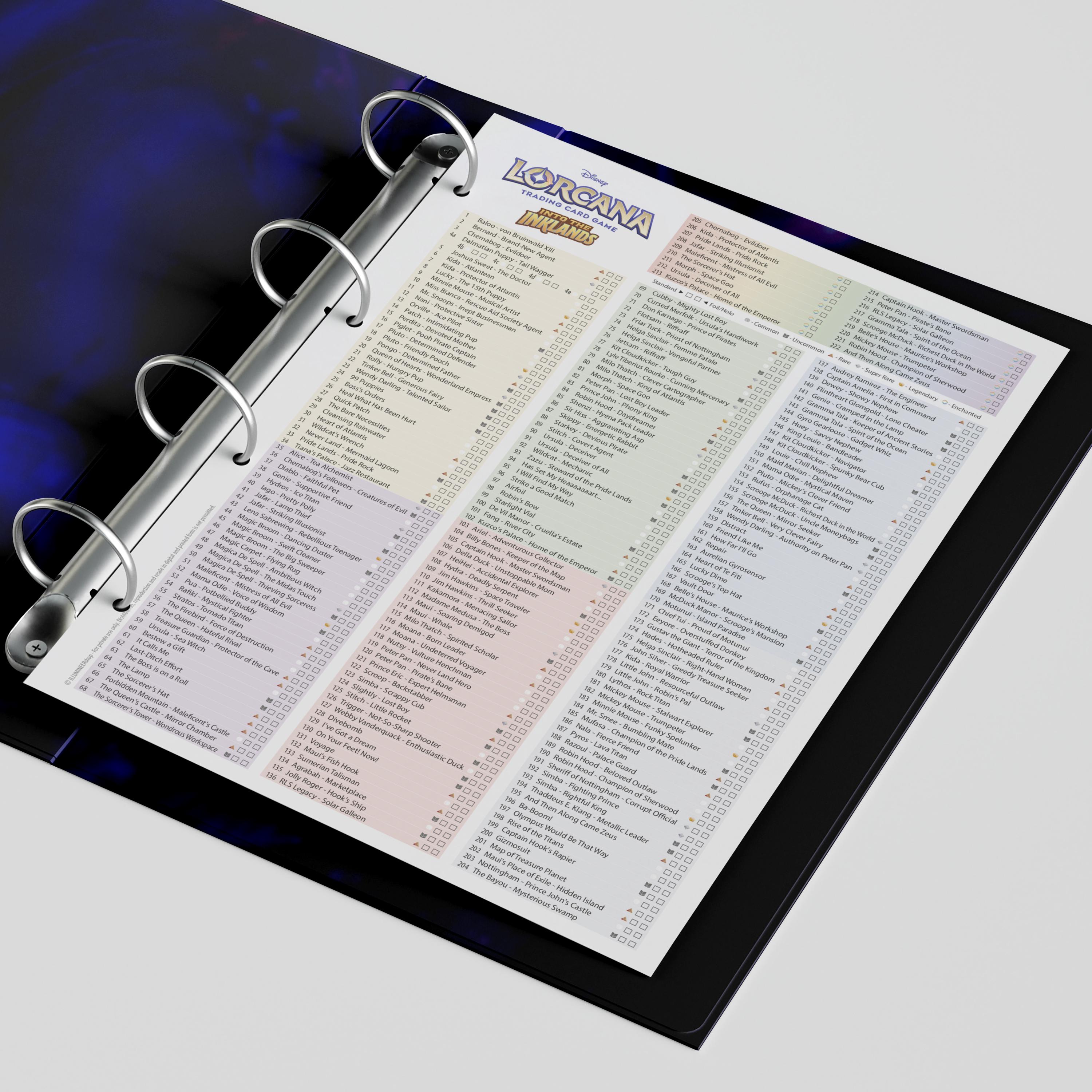 lorcana card list into the inklands Lorcana - Winterspell main image 1