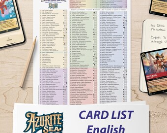 lorcana card list printable Does anyone have a pdf or Google doc of a Set for Winterspell? Disney Lorcana TCG build sheet