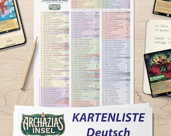 lorcana archazia's island card list Lorcana Archazias Island Single Player Deck Lists : r/Lorcana