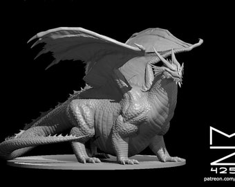 Ancient Red Dragon by Lord of the Print  Please Read Description – The  Meeple Room