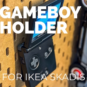 Gameboy Advance SP holder for Ikea Skadis