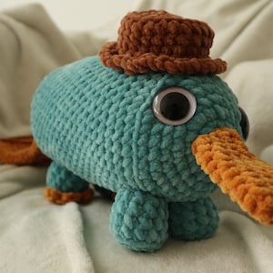 Perry the platypus crochet pattern