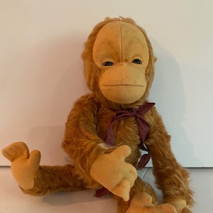 schuco Biggo bello mohair monkey tagged - circa 1960&#39;s