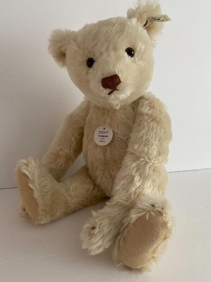Steiff White teddy Bear circa 1921 replica Made in Germany - Etsy 日本