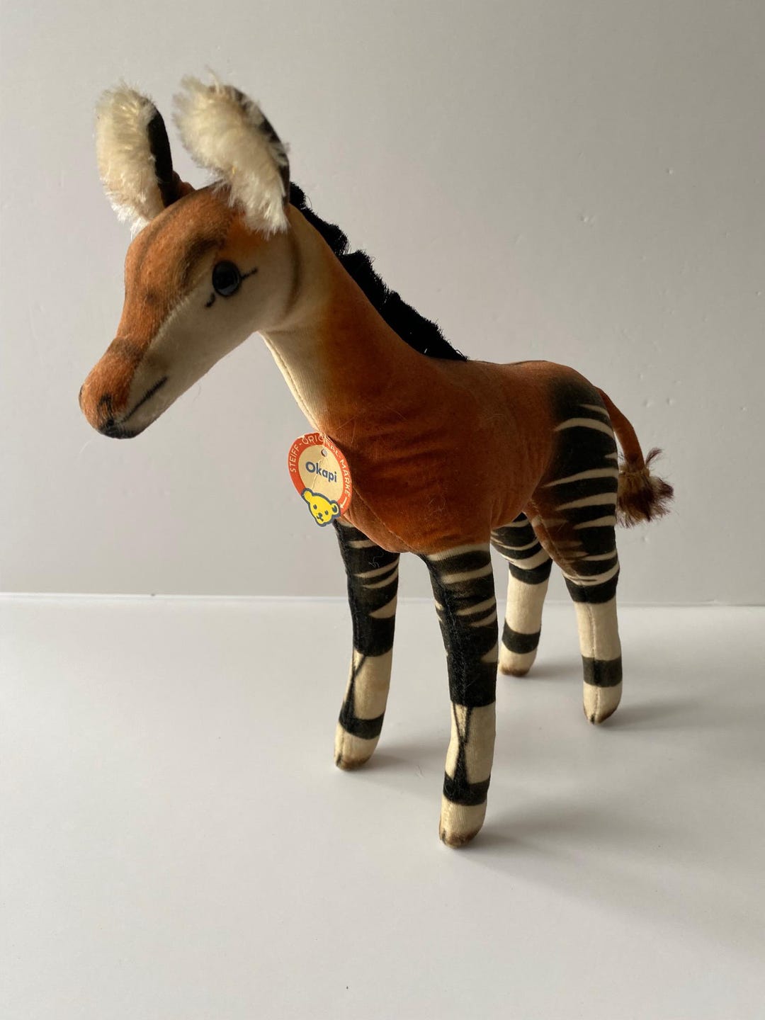Steiff Hard to Find Okapi - Super Clean and Minty With Original Chest ...