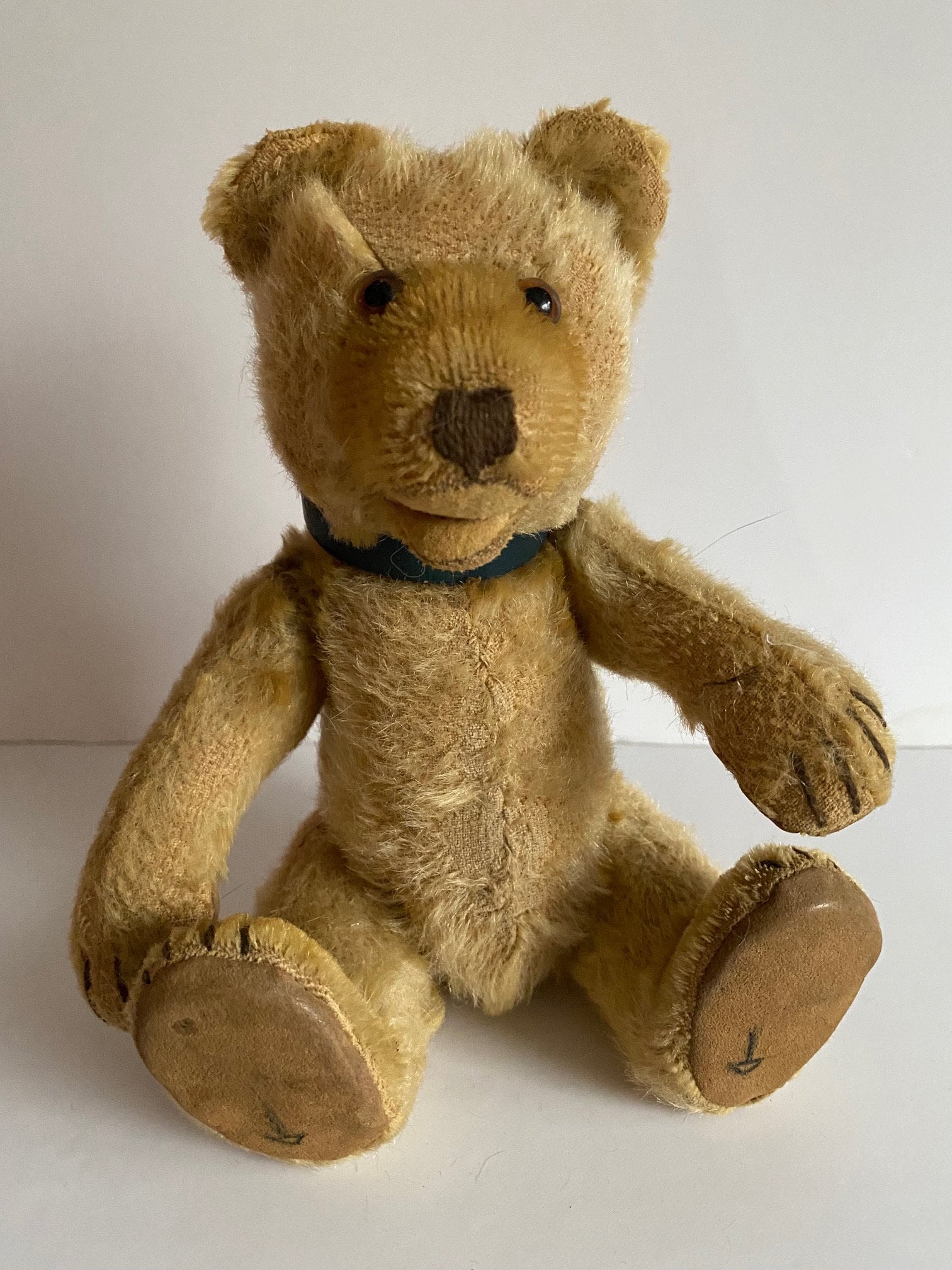 Steiff 1950's Original Teddy Baby Bear With Leather Paws 8 1