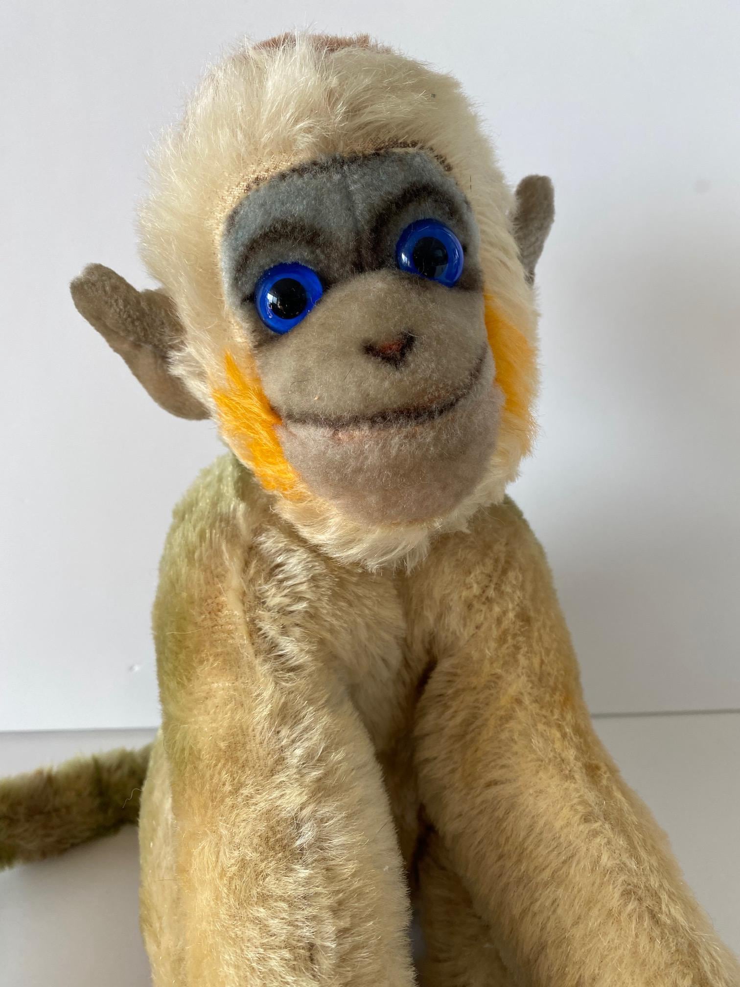 Mungo Steiff Monkey - Etsy