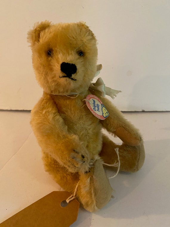 Steiff 1950's Original Gold Teddy Bear With Chest Tag - Etsy