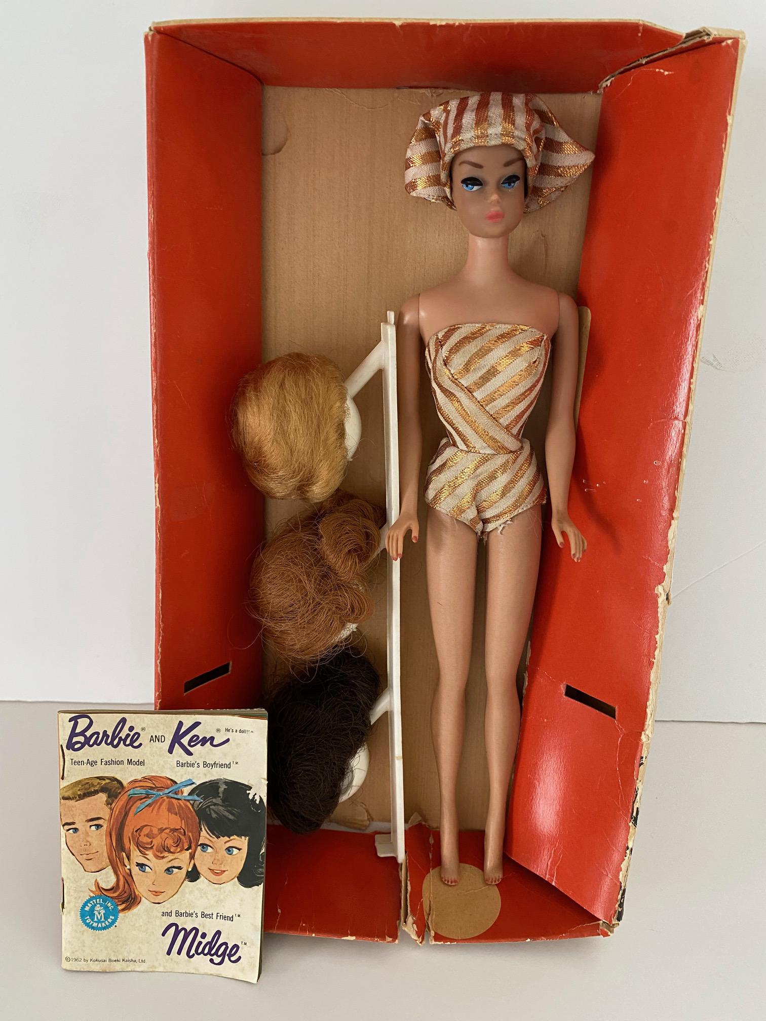 1962年製 ヴィンテージ バブルカットバービー人形 マテル社 【公式通販】