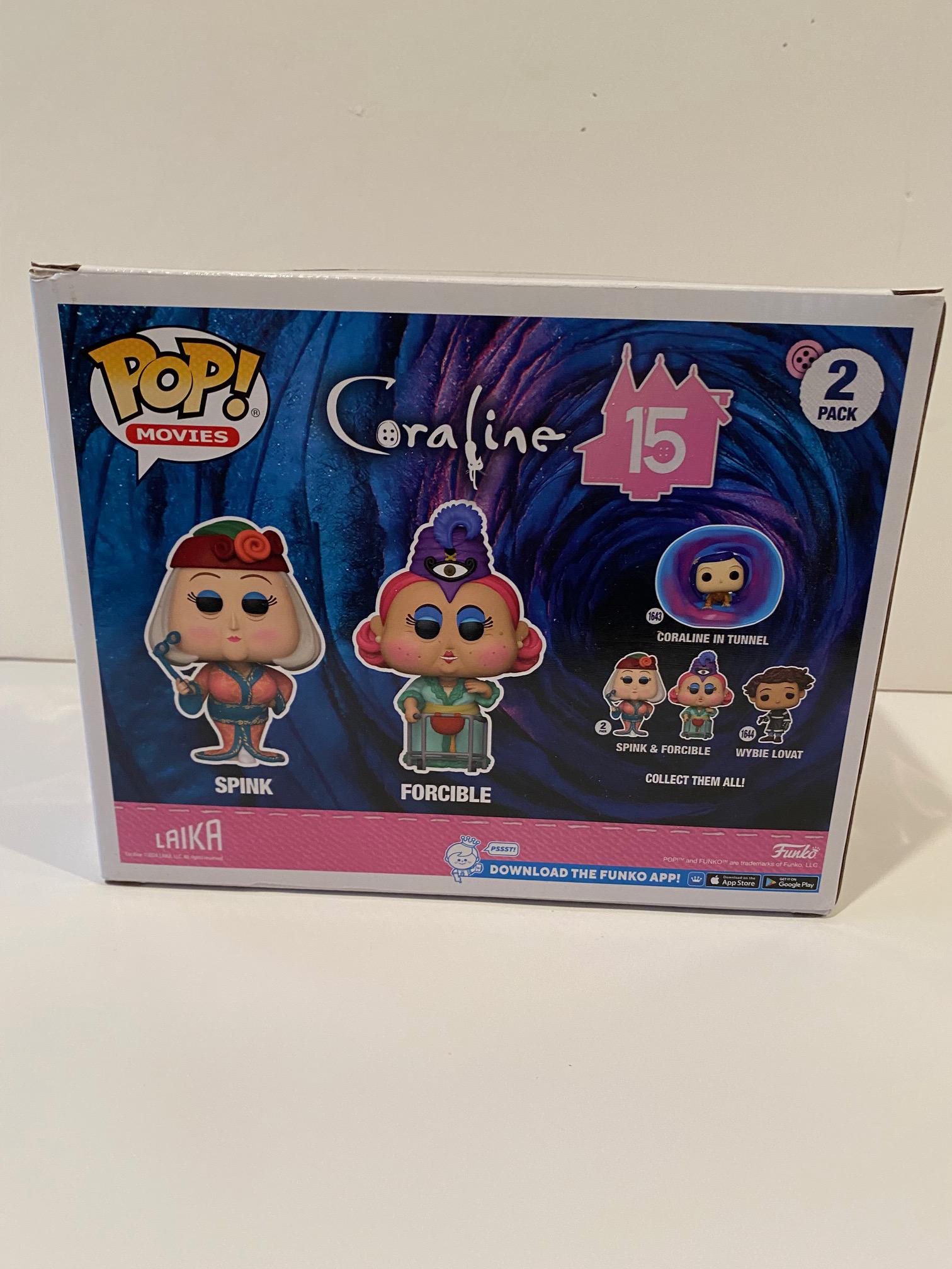 Funko Pop! Vinyl: Coraline - Spink & Forcible 2-pack - Etsy