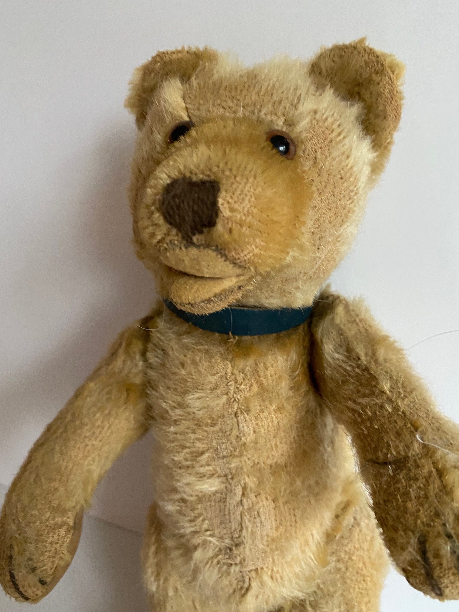Steiff 1950's Original Teddy Baby Bear With Leather Paws 8 1