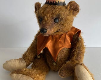 Amazingly beautiful Antique Steiff like cinnamon  teddy bear - Forget me not bears