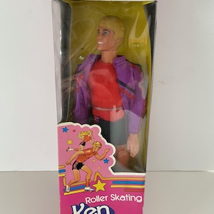 Vintage RARE 1980 Roller Skating Ken Doll #1881 Mattel Barbie In Original Box