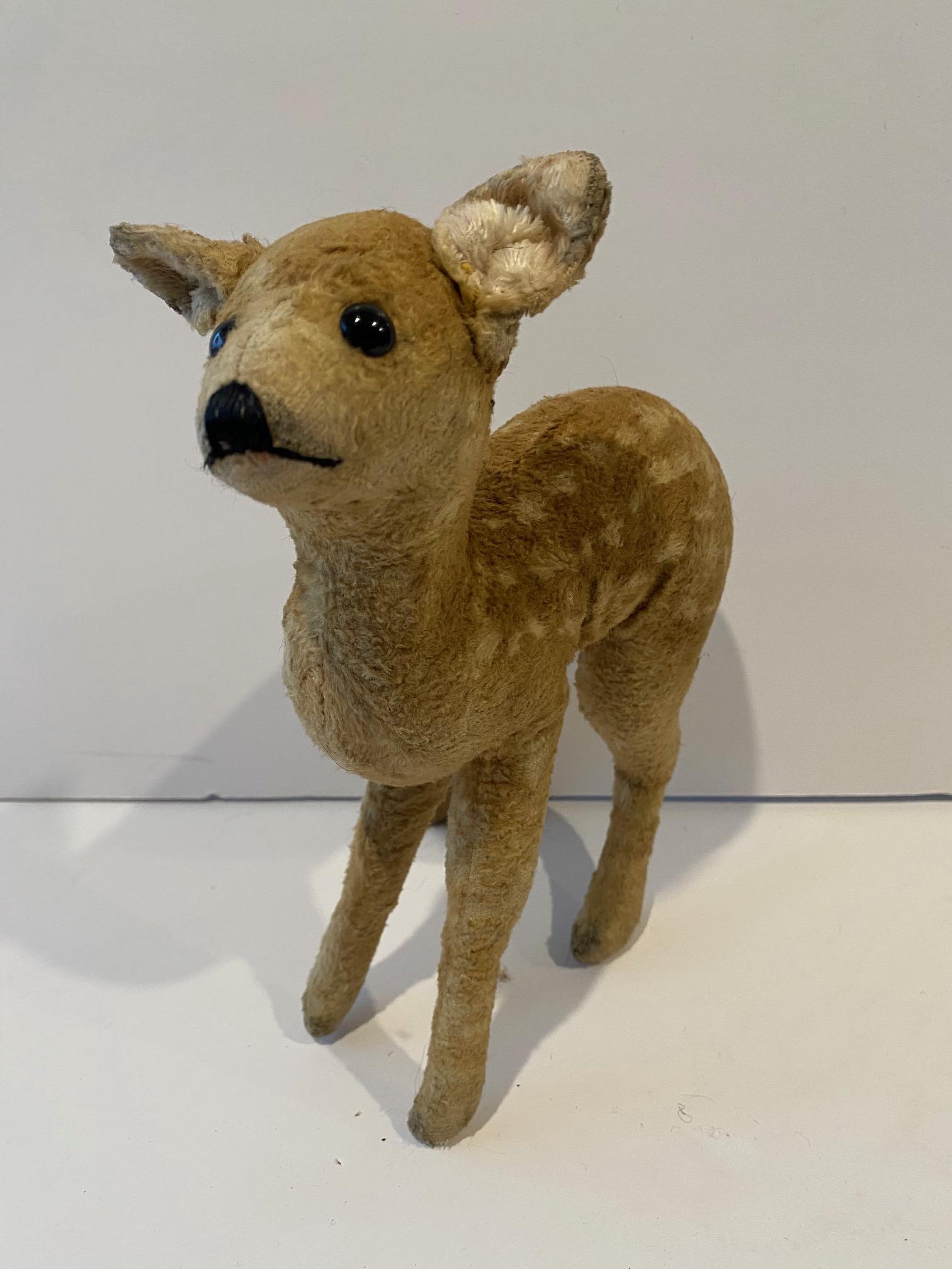 Douglas Deer Plush Toy Stuffed Fawn Vintage Steiff Fawn Deer 1949