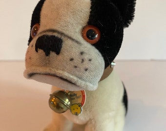Steiff Vintage Black and White Bully Bulldog Circa 1927 Steiff Vintage Black and White Bully Bulldog Circa 1927