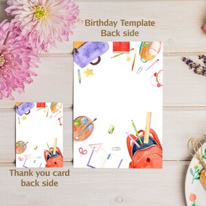 Editable Back to School Party Invitation Printable Back to School Bash ...