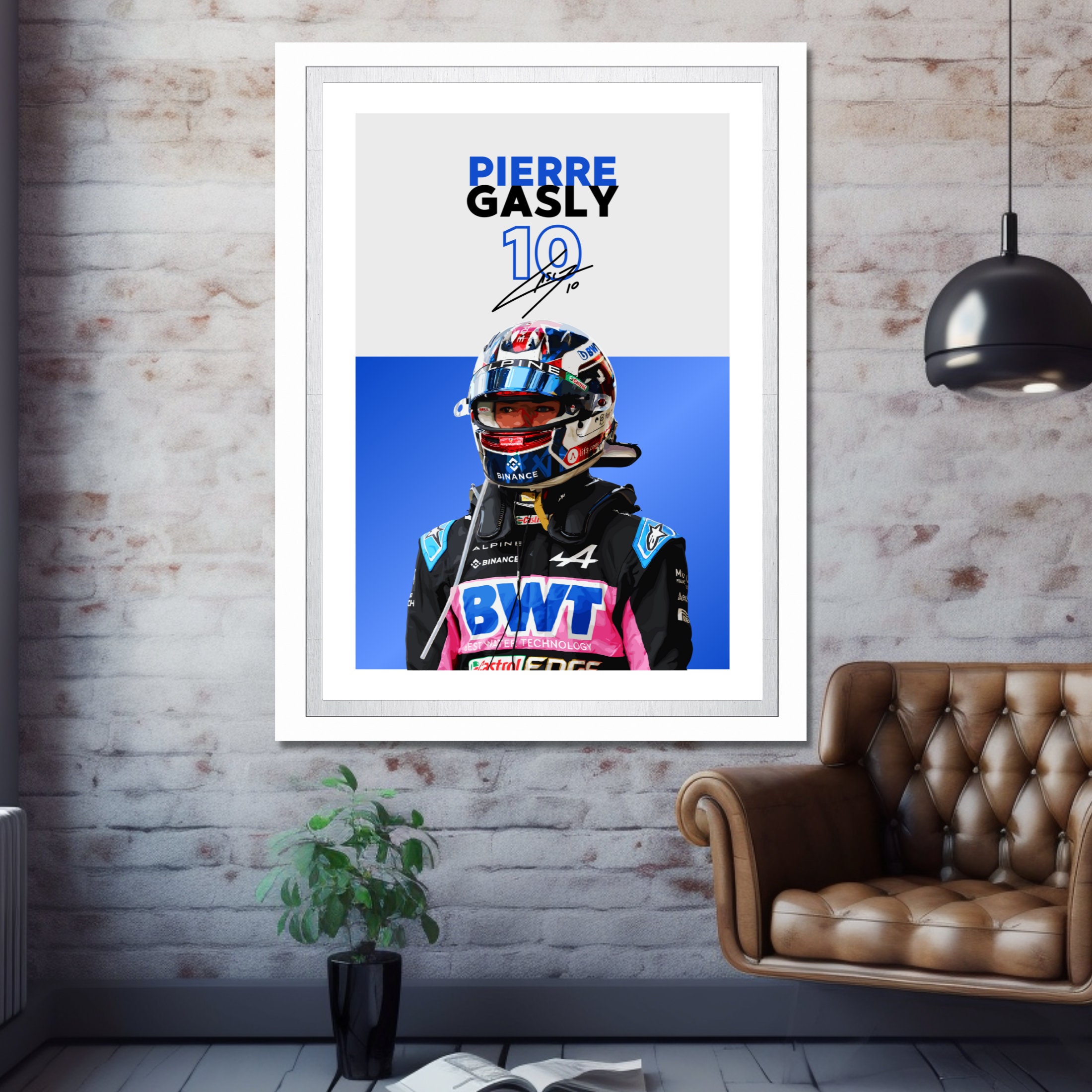 Pierre Gasly Print Pierre Gasly Poster F1 Print F1 Poster Etsy UK