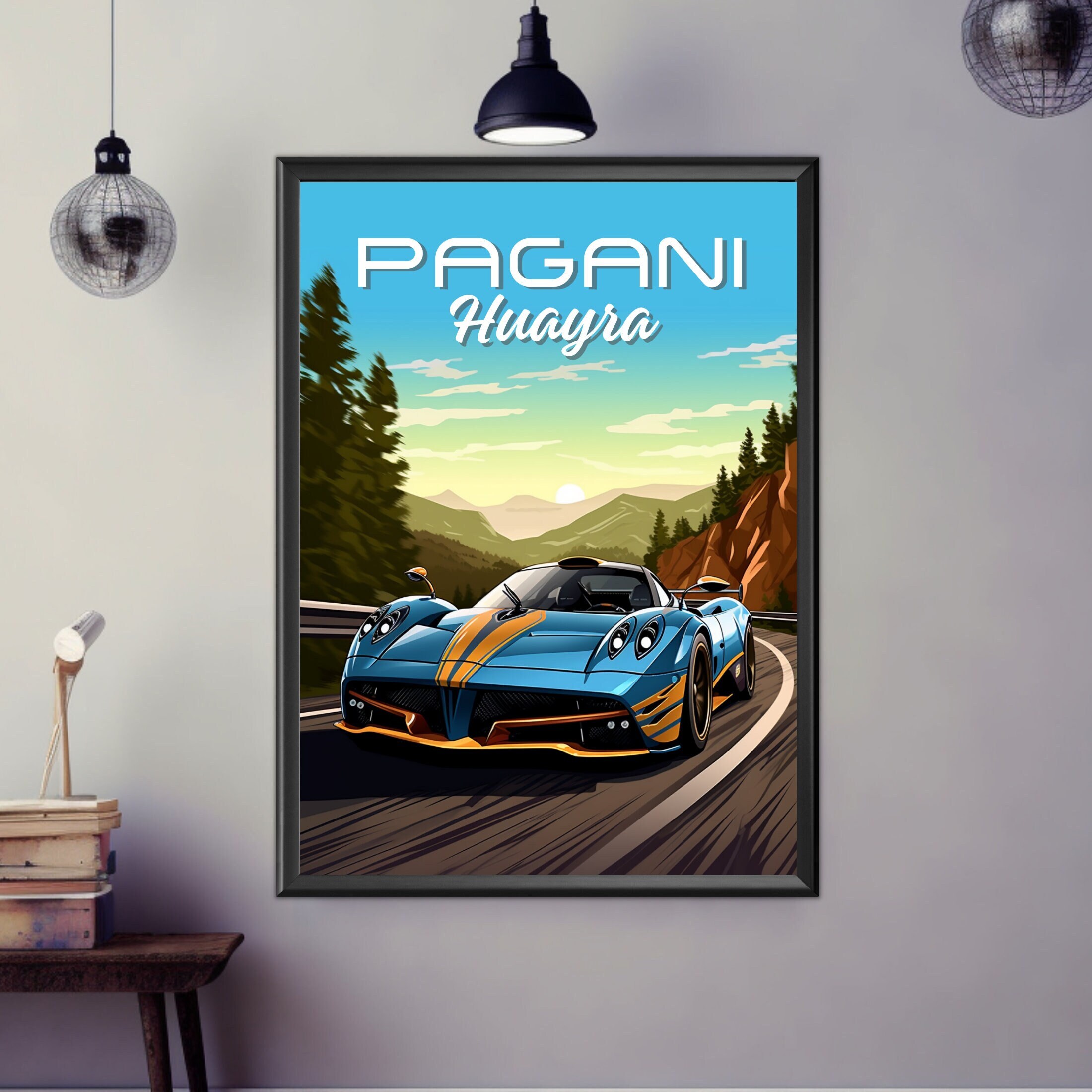Pagani Huayra Roadster BC, Posters, Art Prints, Wall Murals