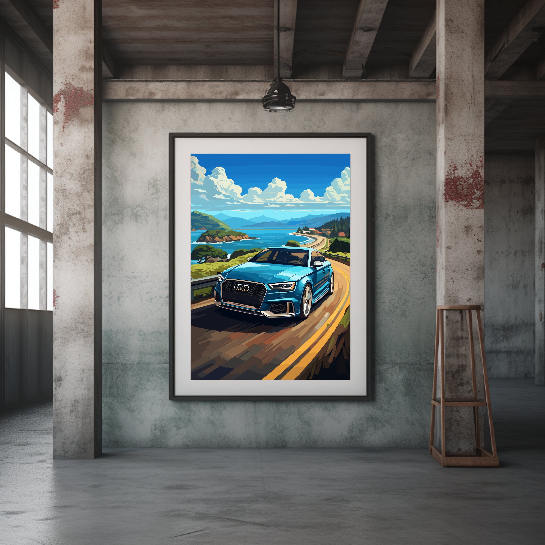 Audi RS3 Poster, Audi RS3 Print, Modern Car Print, Performance Car Print, Car  Print, Car Poster, Car Art, Luxury Car Print, 2020s Car Print 