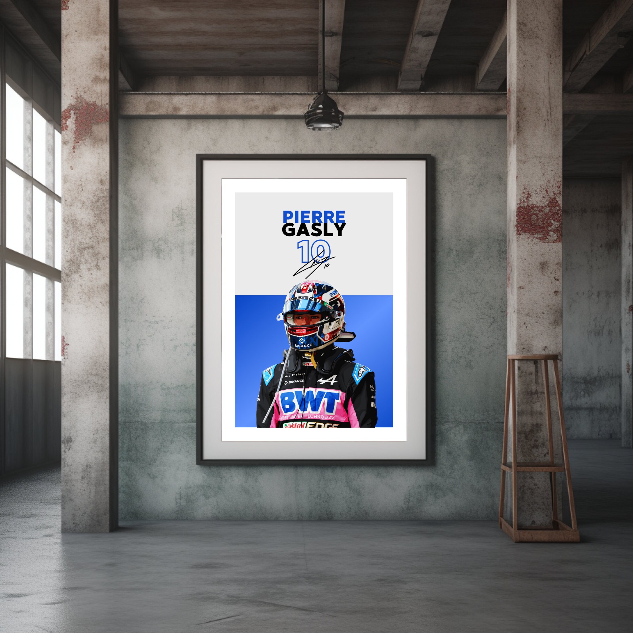 Pierre Gasly Print Pierre Gasly Poster F1 Print F1 Poster Etsy UK