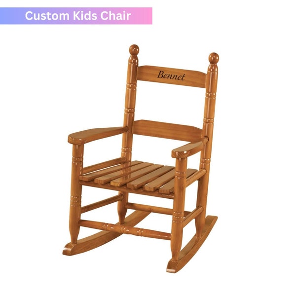 Wood Rocking Chair Etsy