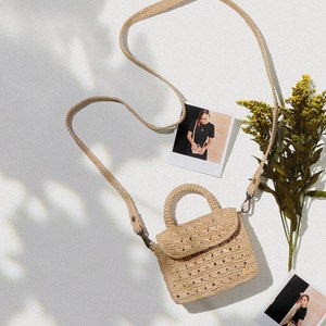 MINI FÉLICIE raffia bag