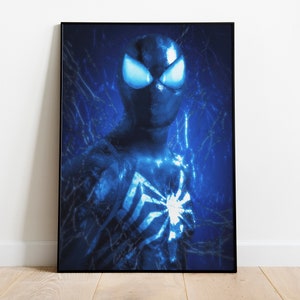 Poster A4 Quadro Moldura Spider Man Ps4 Aranha 32x23cm #7