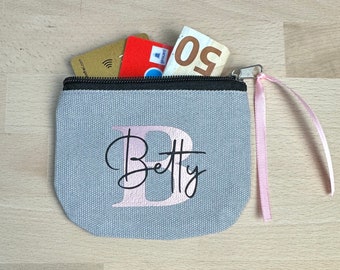 Personalized wallet, mini bag, jewelry bag, JGA, birthday gift, souvenir, thank you, voucher, gift wrapping